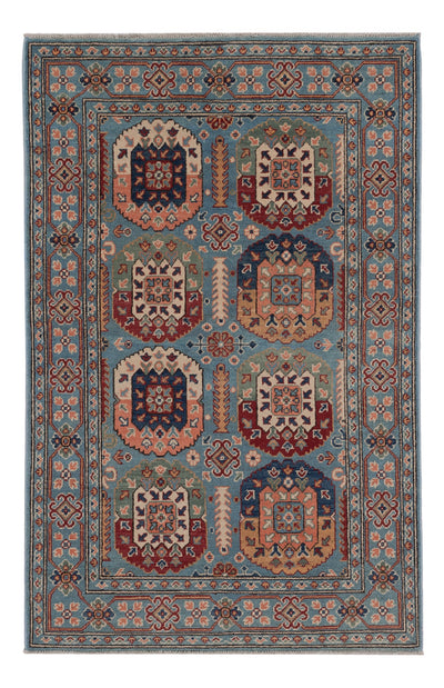 Ziegler Teppich 119x185cm - Orientteppich - hellblau