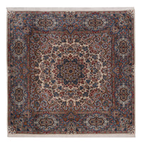 Kerman Teppich 176x176cm - Perserteppich - dunkelbeige – product image