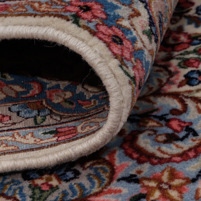 Kerman Teppich 176x176cm - Perserteppich - dunkelbeige