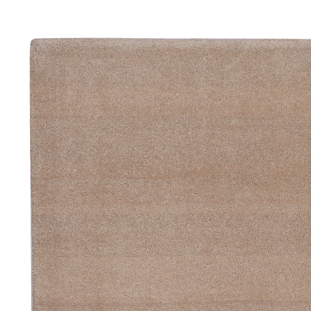 Perser Gabbeh Teppich 145x198cm - Wollteppich - beige