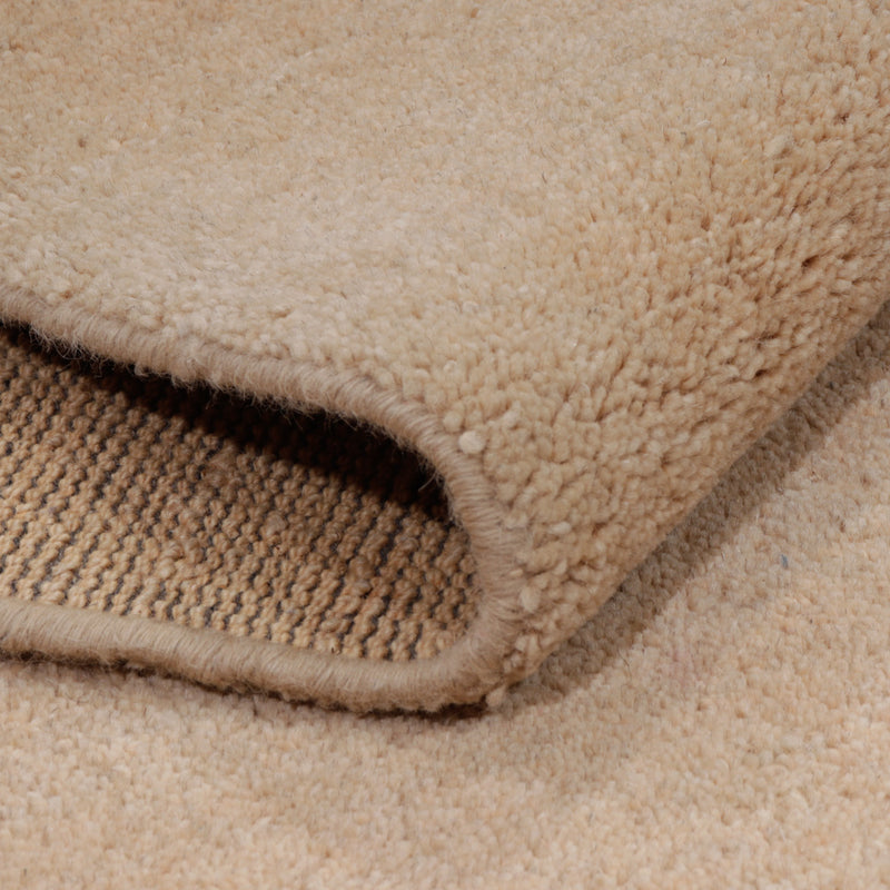 Perser Gabbeh Teppich 145x198cm - Wollteppich - beige