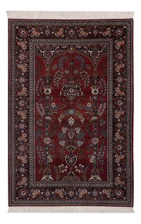 Keshan Teppich 141x222cm - Perserteppich - weinrot – product image