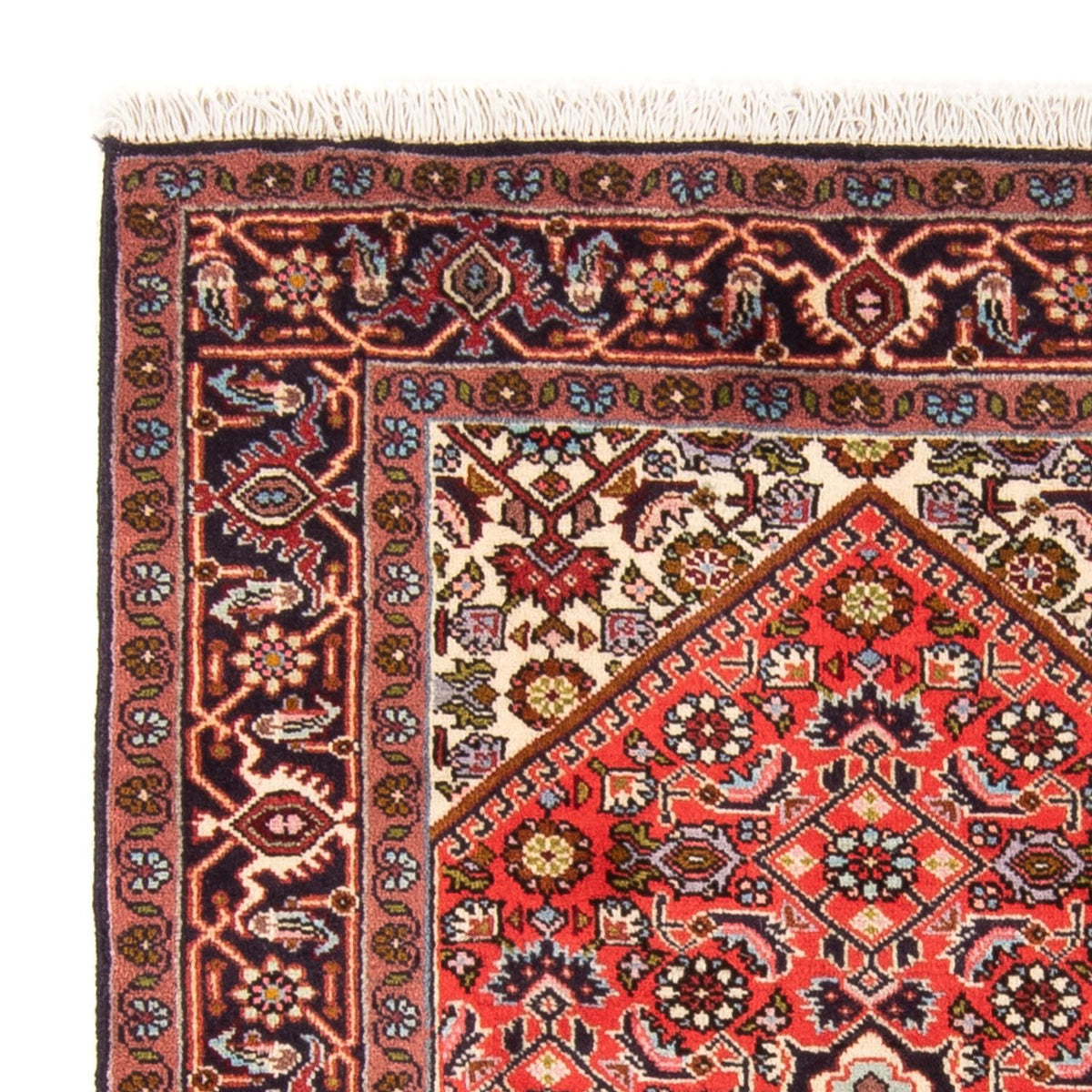 Bidjar - Takab Teppich 84x156cm - Perserteppich - rot