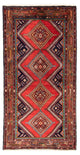 Hamadan Teppich 102x202cm - Perserteppich - rot