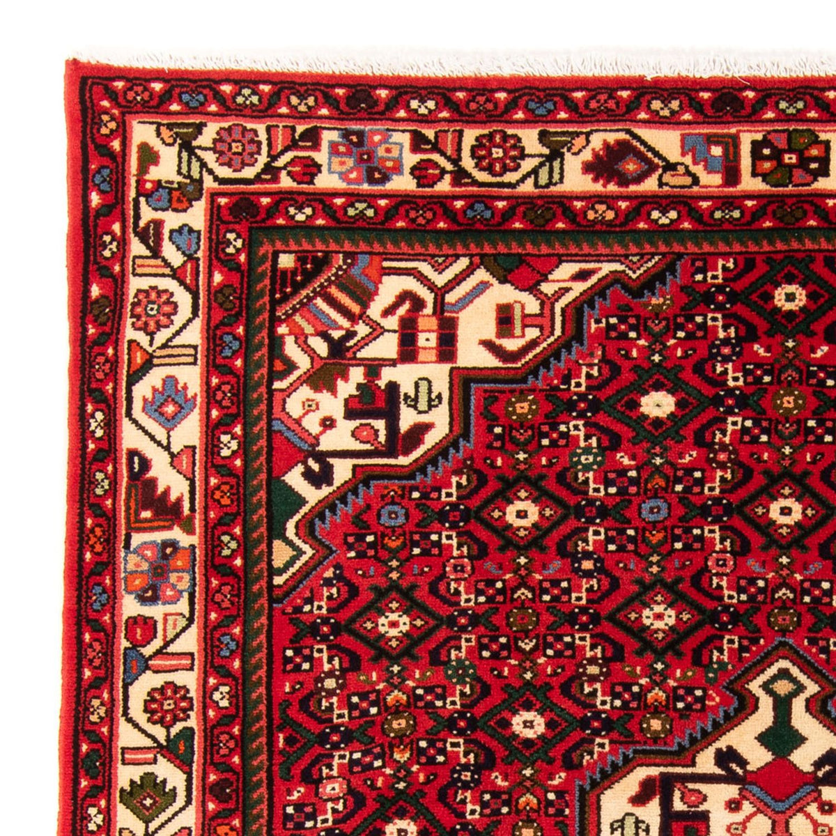 Hosseinabad Teppich 153x198cm - Perserteppich - rot