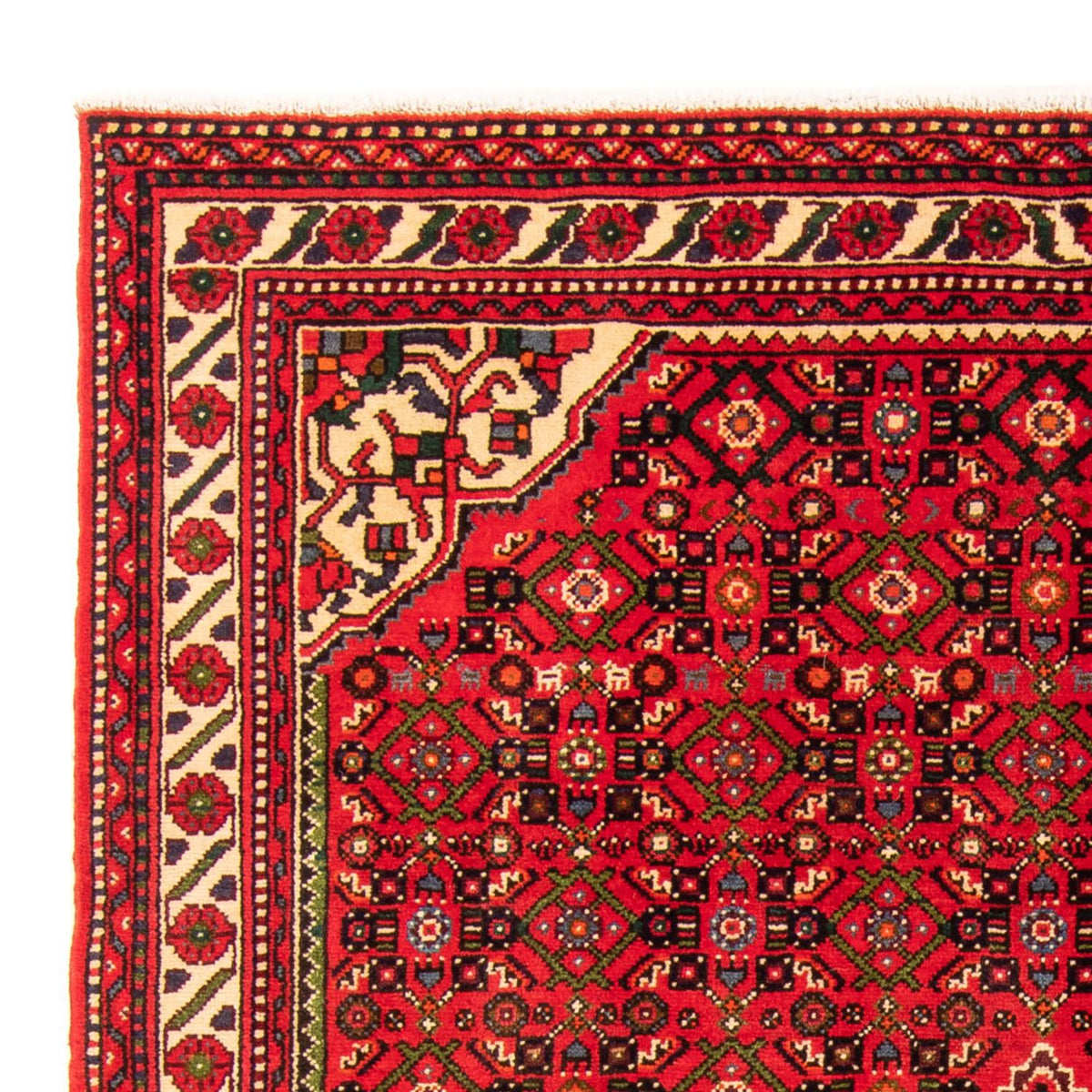 Hosseinabad Teppich 155x204cm - Perserteppich - rot