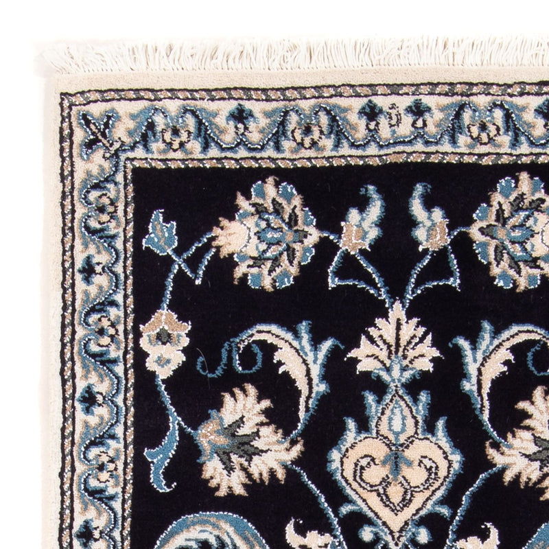 Nain - 12La Teppich 69x149cm - Perserteppich - dunkelblau