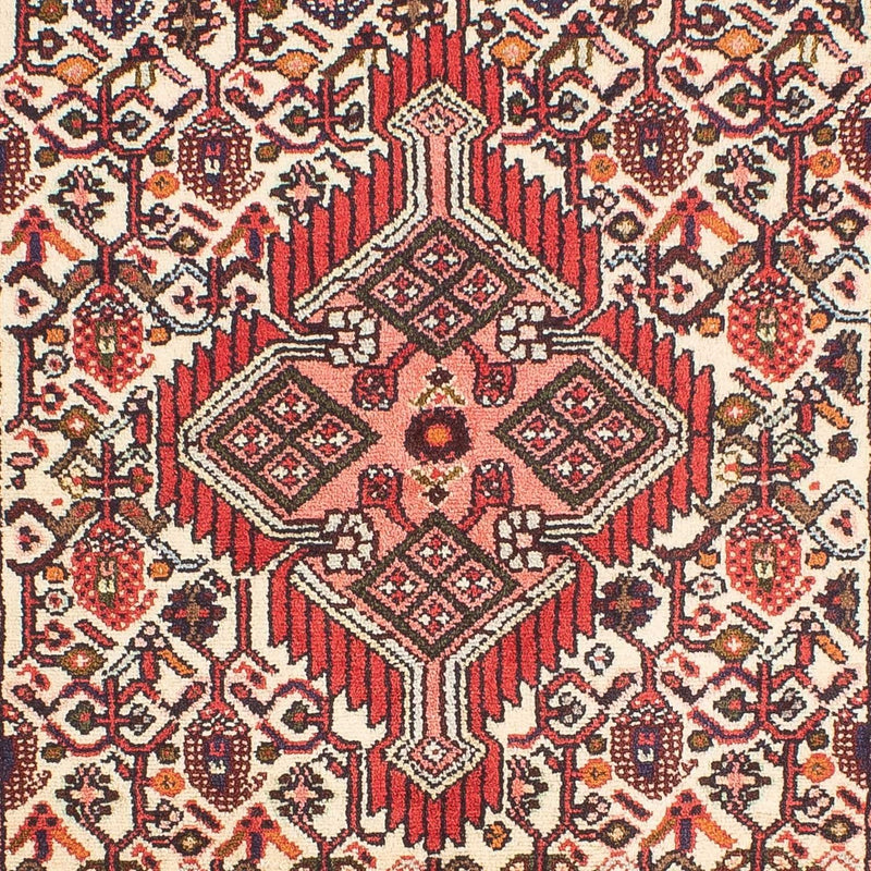 Hamadan Teppich 72x131cm - Perserteppich - beige