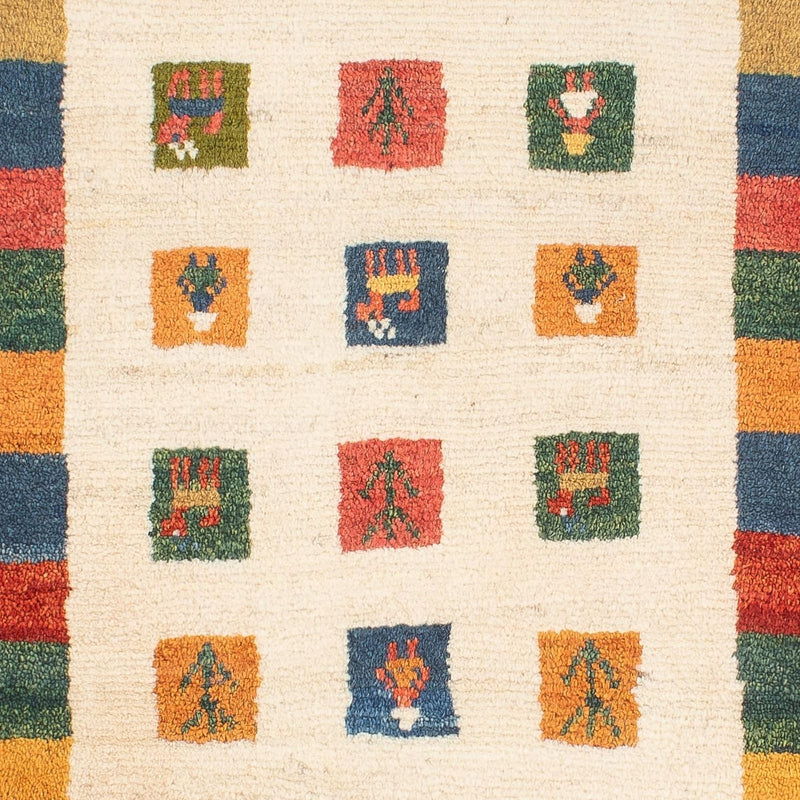 Gabbeh Teppich - Perser - 76 x 122 cm - mehrfarbig