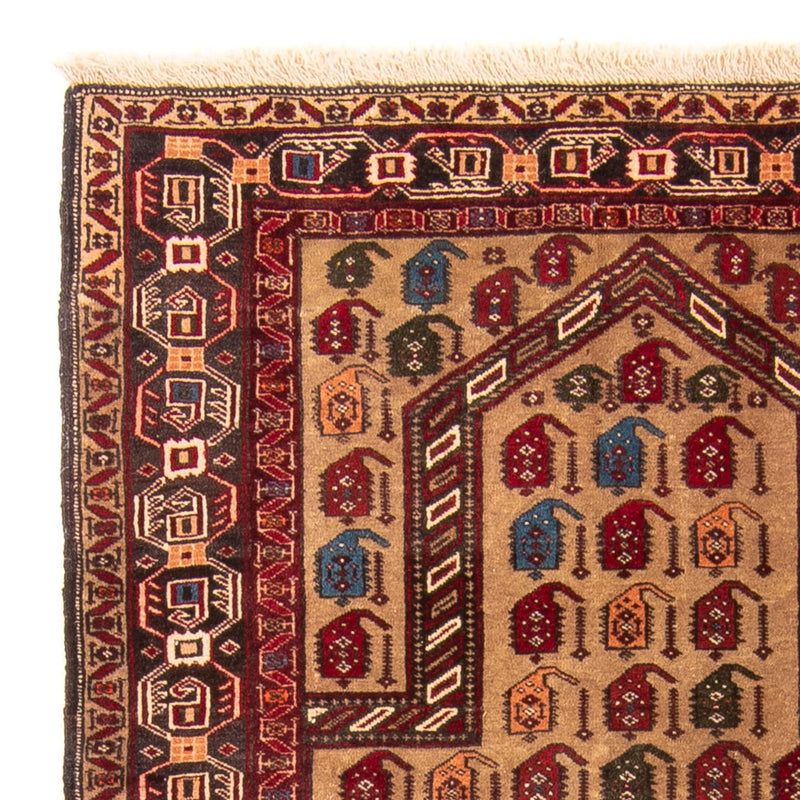 Ghoutshan Teppich 100x145cm - Perserteppich - mehrfarbig