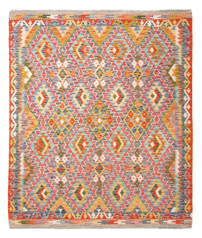 Kelim Maimene Teppich 162x197cm - mehrfarbig