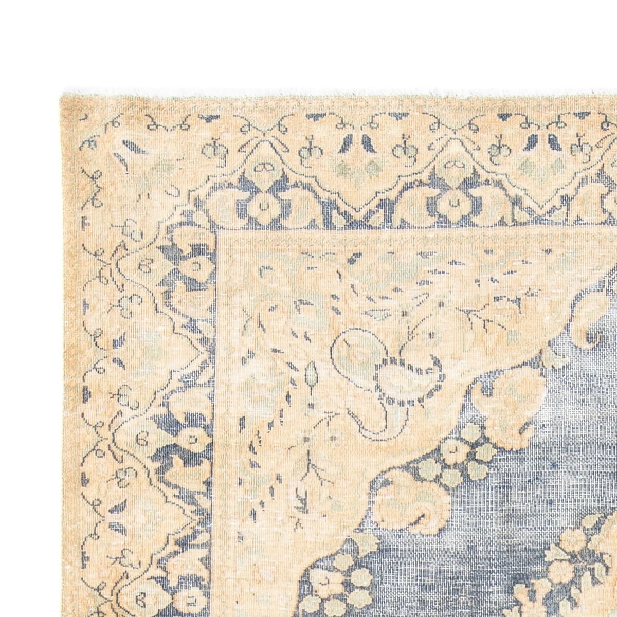 Vintage Teppich 147x225cm - hellblau