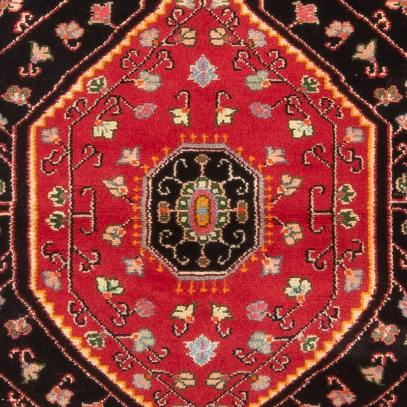 Hamadan Teppich 112x154cm - Perserteppich - dunkelblau