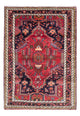 Hamadan Teppich 117x184cm - Perserteppich - rot