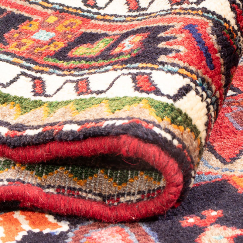 Hamadan Teppich 117x184cm - Perserteppich - rot