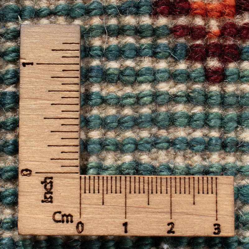 Gabbeh Persisch Teppich 94x149cm - Perserteppich Wollteppich - rot