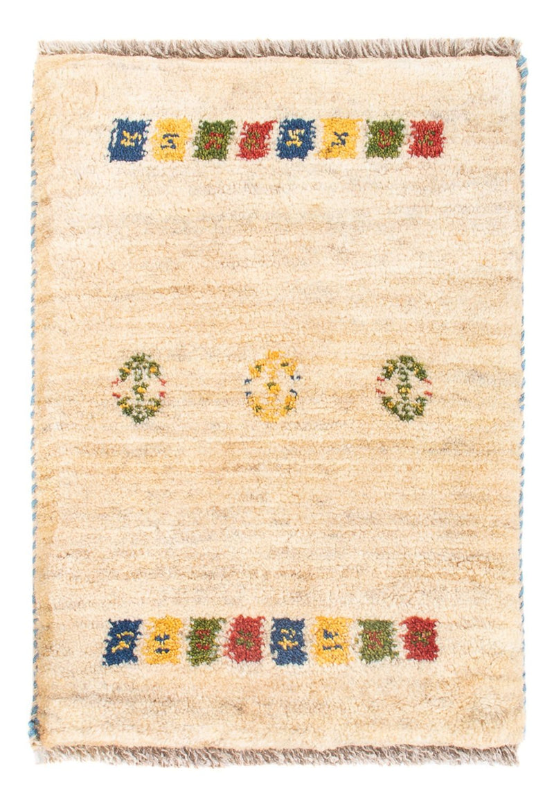 Gabbeh Persisch Teppich 40x60cm - Perserteppich Wollteppich - mehrfarbig