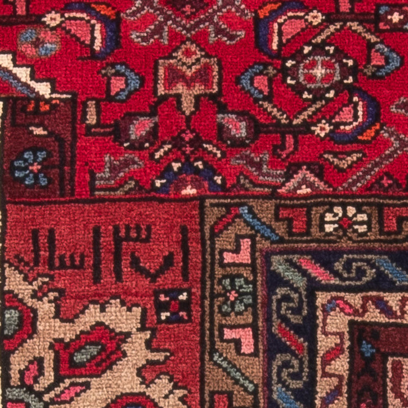Malayer Teppich 68x110cm - Perserteppich - mehrfarbig
