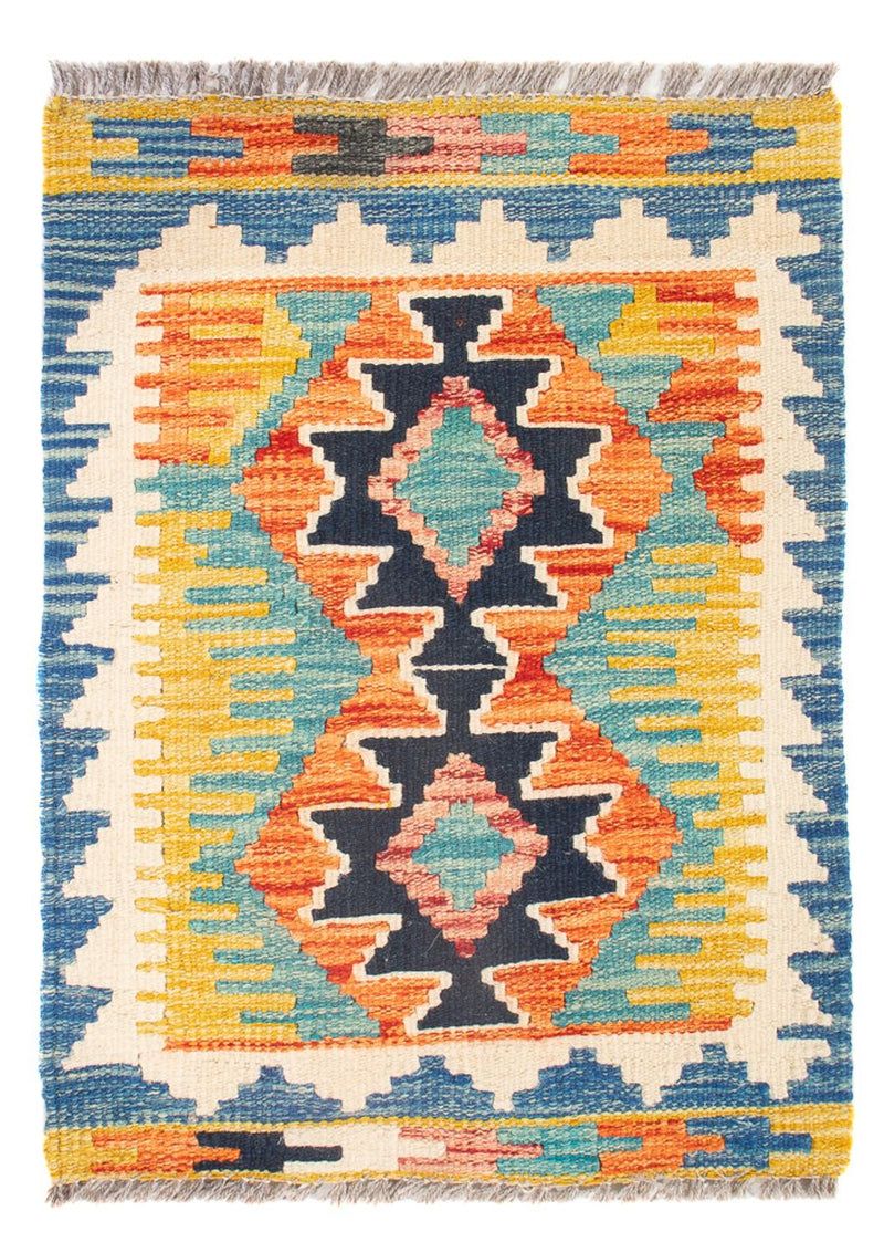 Kelim Maimene Teppich 40x60cm - mehrfarbig