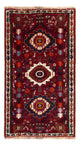 Ghashghai Teppich 77x143cm - Perserteppich - dunkelrot