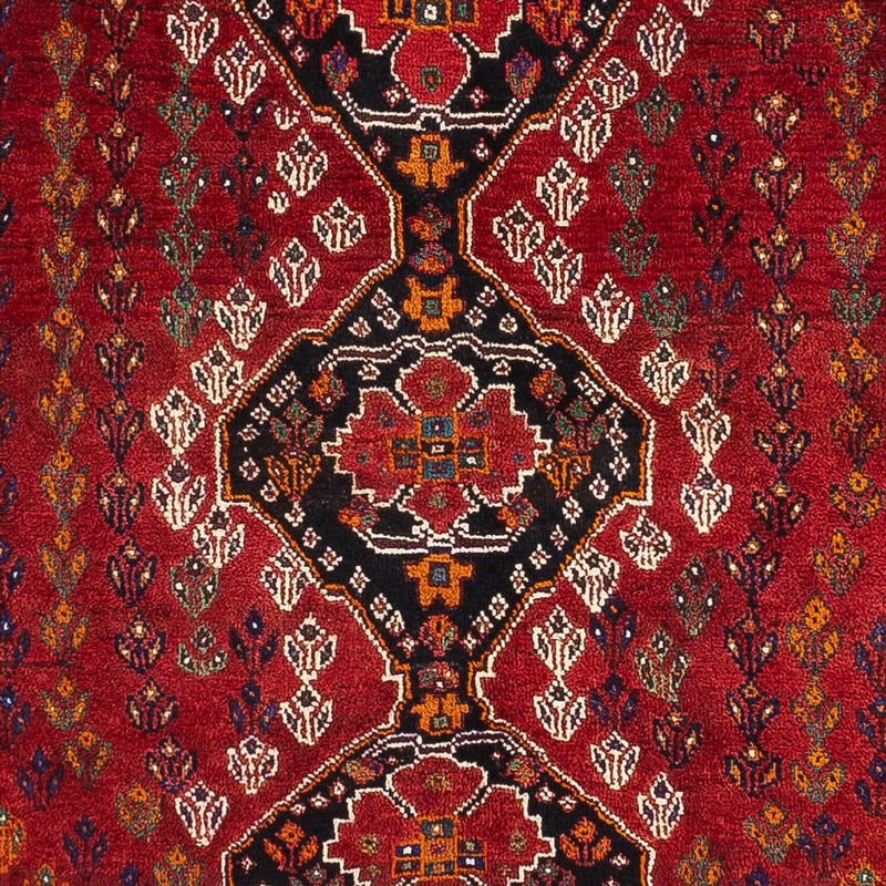 Ghashghai Teppich 155x211cm - Perserteppich - rot