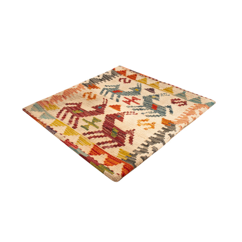 Kissen Teppich 50x50cm - mehrfarbig