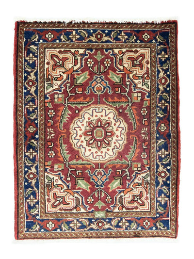 Heriz Teppich 81x111cm - Perserteppich - braun