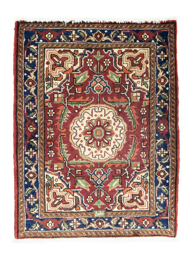 Heriz Teppich 81x111cm - Perserteppich - braun