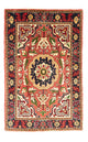 Heriz Teppich 98x151cm - Perserteppich - rot