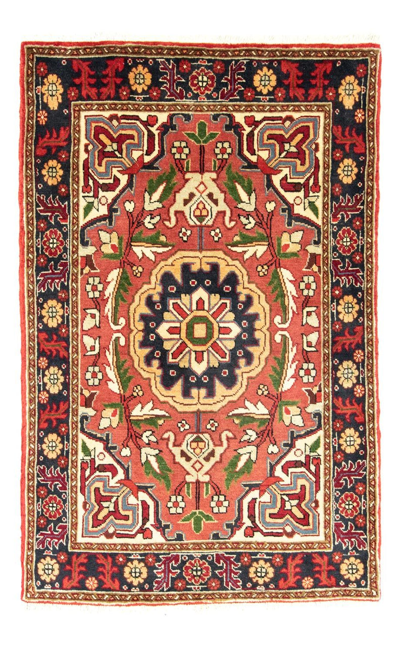Heriz Teppich 98x151cm - Perserteppich - rot