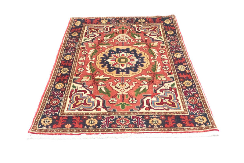 Heriz Teppich 98x151cm - Perserteppich - rot