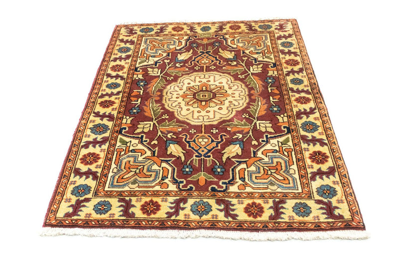 Heriz Teppich 102x150cm - Perserteppich - braun