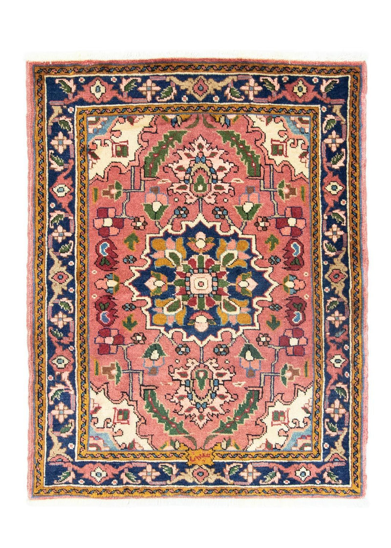 Heriz Teppich 84x113cm - Perserteppich - hellrot