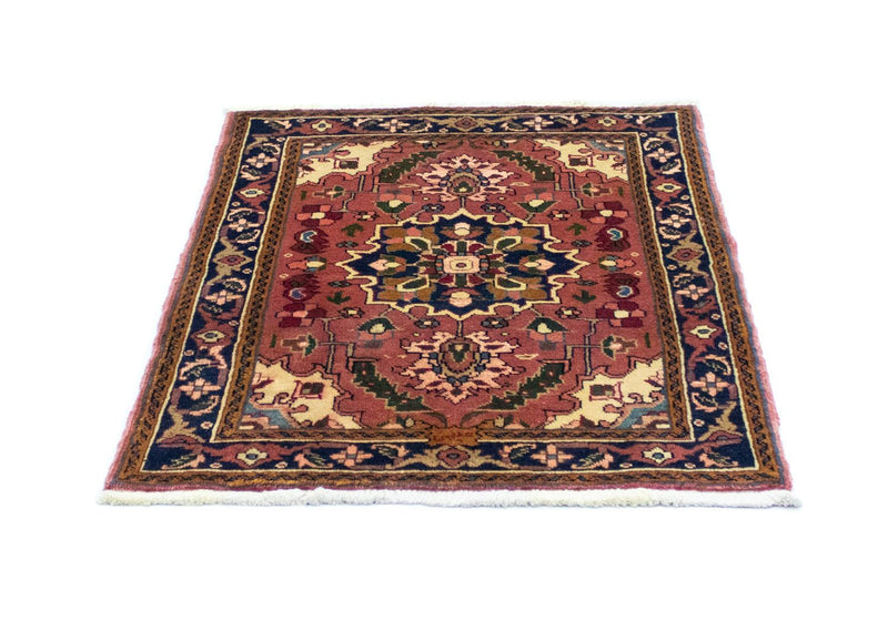 Heriz Teppich 84x113cm - Perserteppich - hellrot