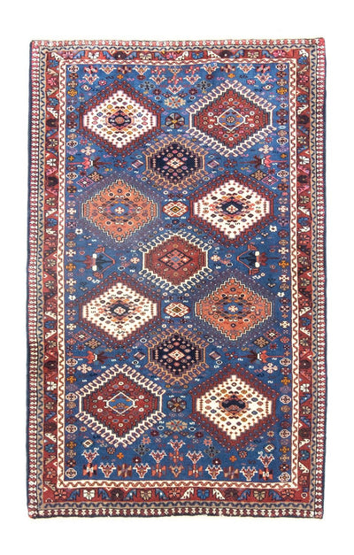 Yalameh Teppich 80x130cm - Perserteppich - blau