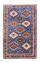 Yalameh Teppich 80x130cm - Perserteppich - blau
