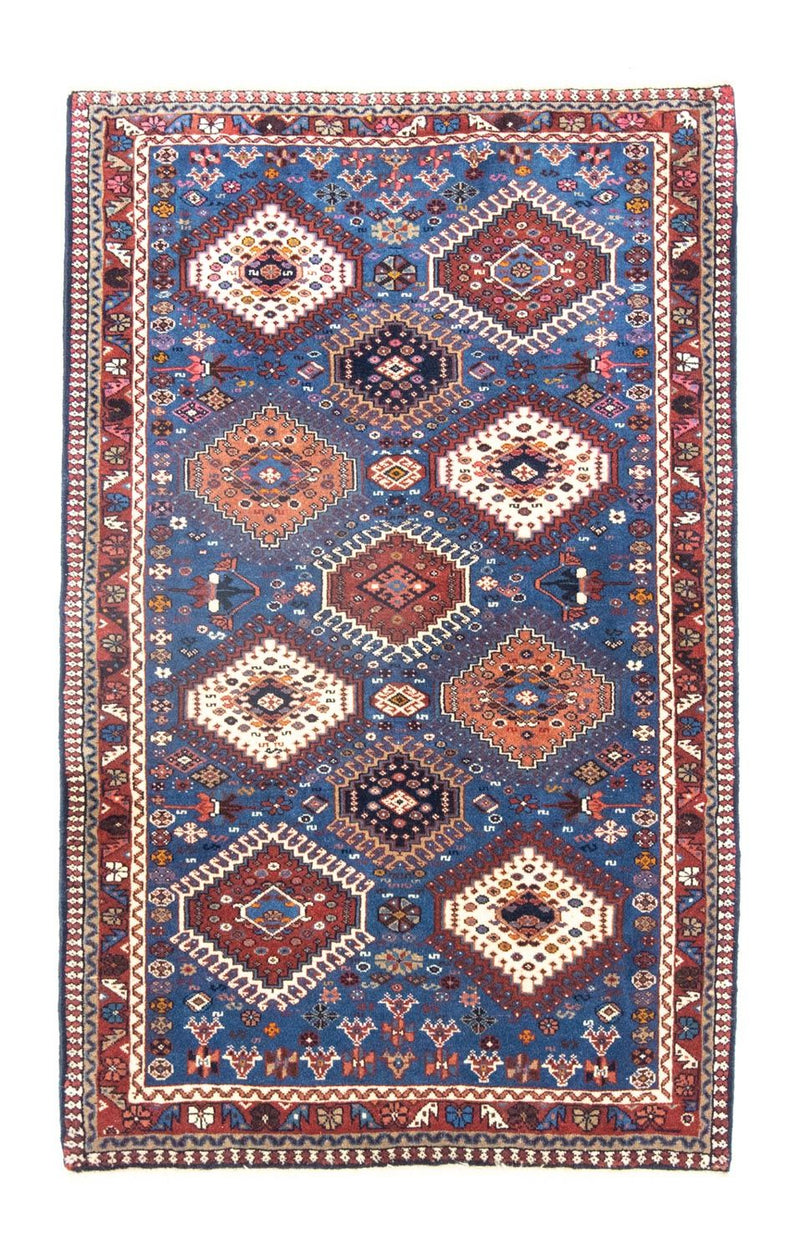 Yalameh Teppich 80x130cm - Perserteppich - blau