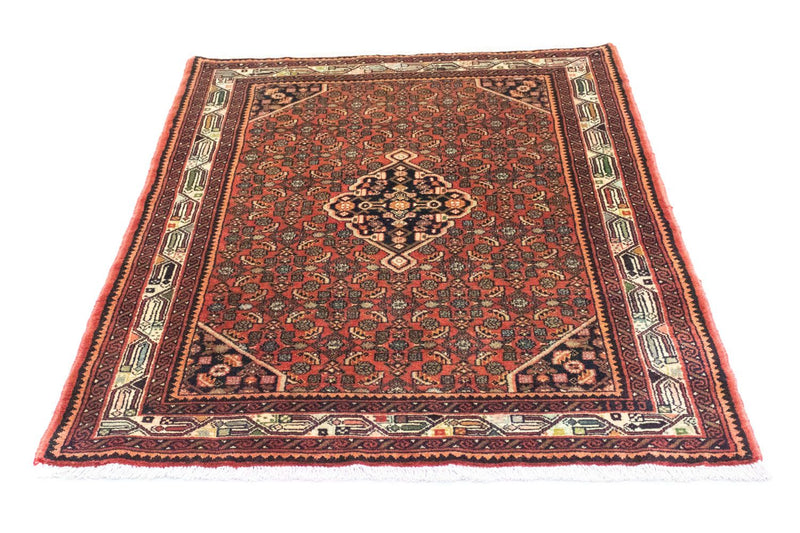 Hosseinabad Teppich 106x140cm - Perserteppich - orange
