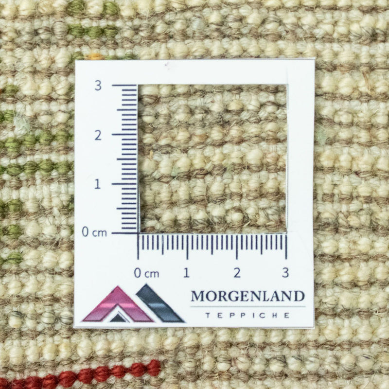 Gabbeh Persisch Teppich 40x60cm - Perserteppich Wollteppich - mehrfarbig