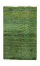 Gabbeh Teppich - Perser 80 x 125 cm - grün