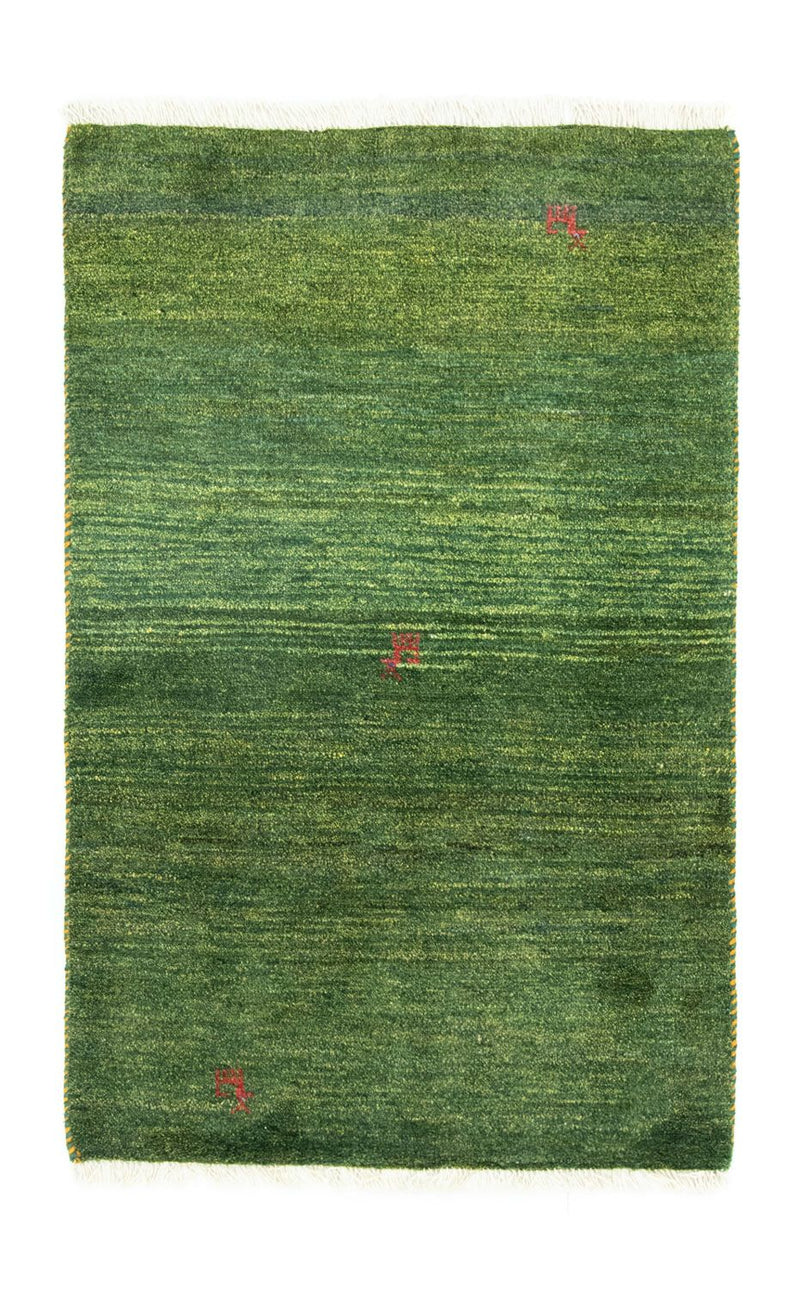 Gabbeh Teppich - Perser 80 x 125 cm - grün