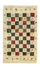 Gabbeh Teppich - Perser 80 x 129 cm - bunt