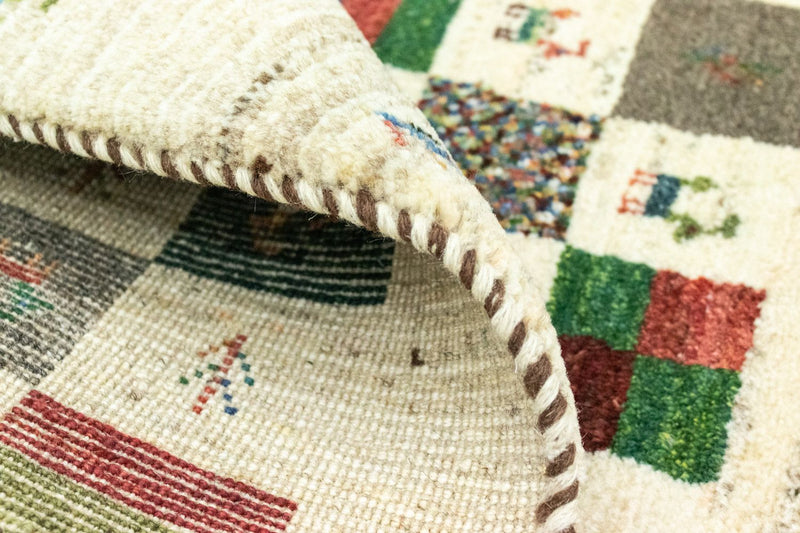 Gabbeh Teppich - Perser 80 x 129 cm - bunt