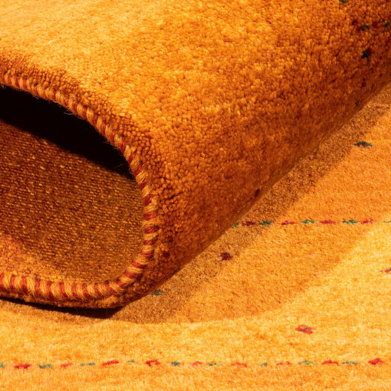Gabbeh Teppich - Loribaft Perser - 110 x 160 cm - orange