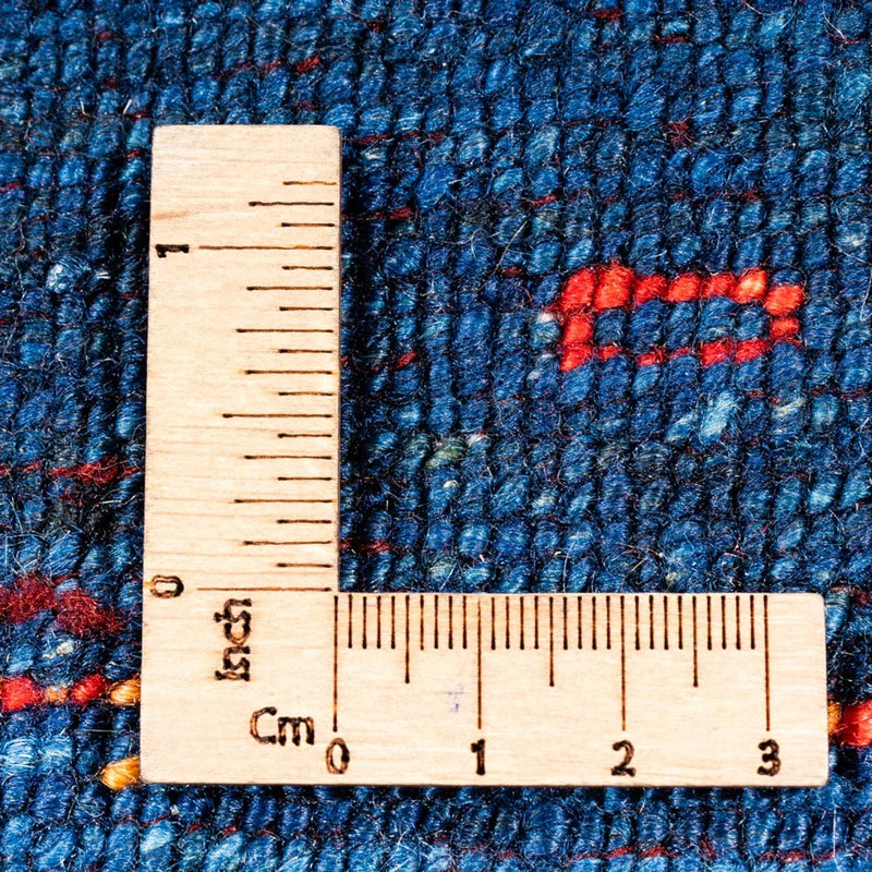 Gabbeh Teppich - Loribaft Perser - 120 x 174 cm - blau