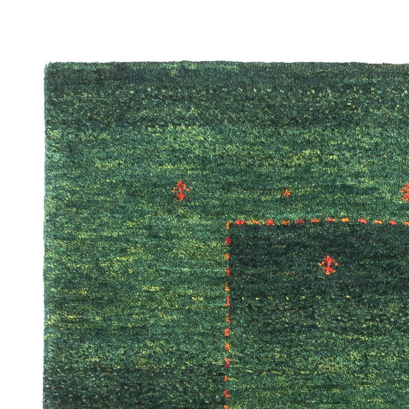 Loribaft Teppich Perser 79x120cm - Orientteppich - grün