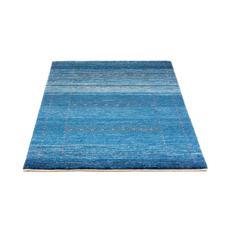 Gabbeh Teppich - Loribaft Perser - 85 x 153 cm - blau