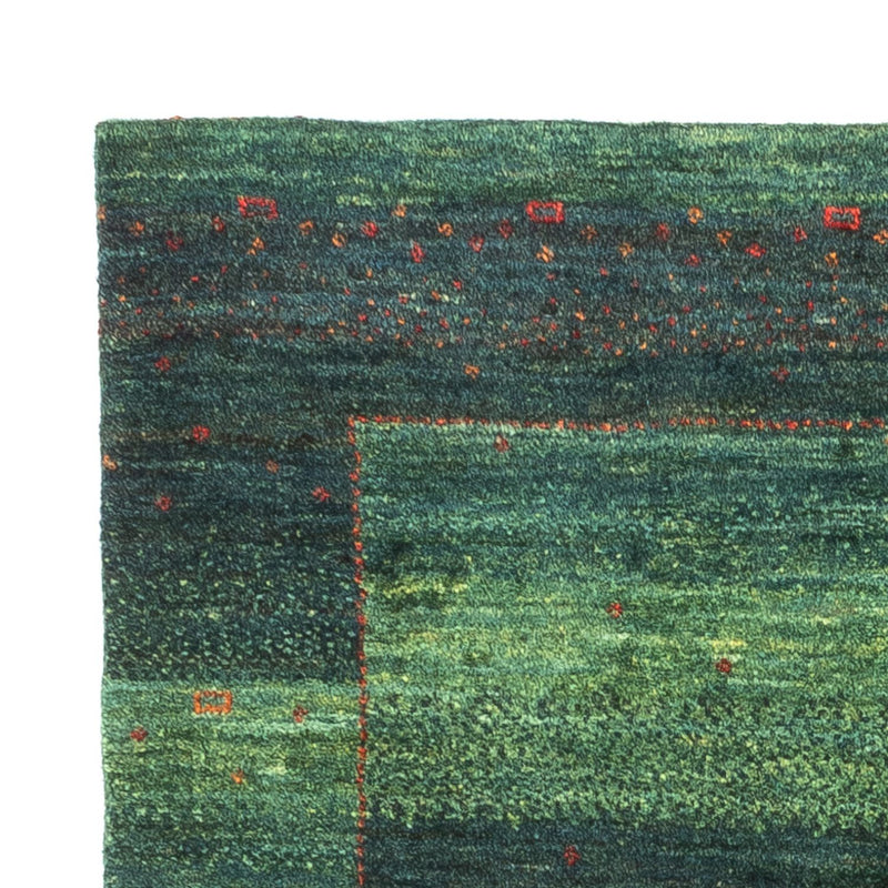 Loribaft Teppich Perser 86x110cm - Orientteppich - grün