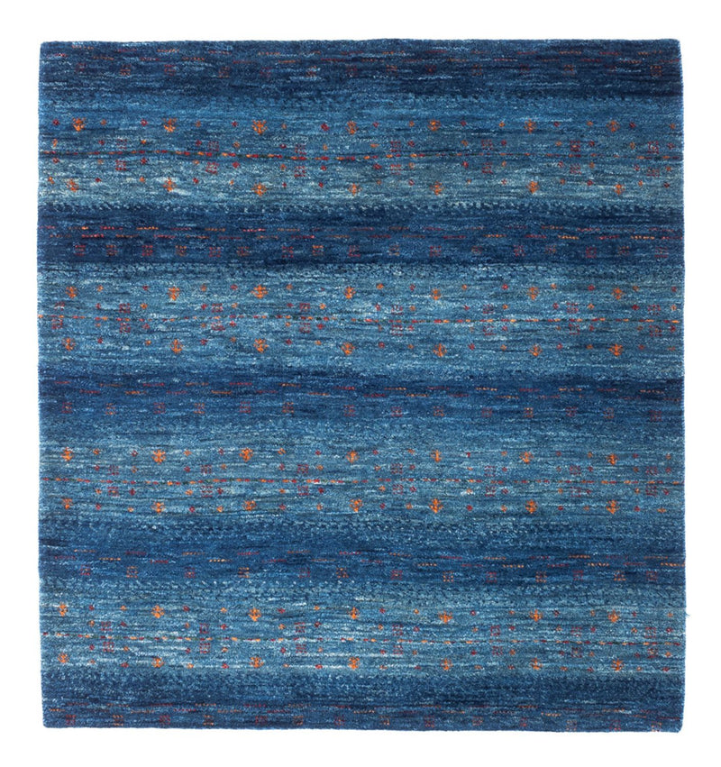 Loribaft Teppich Perser 100x112cm - Orientteppich - blau