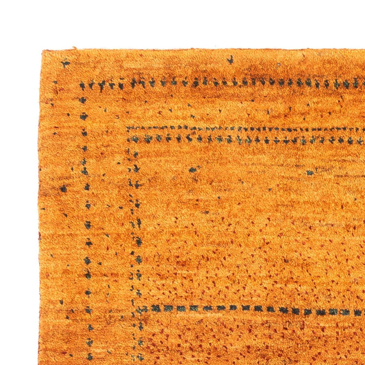 Loribaft Teppich Perser 81x98cm - Orientteppich - gold